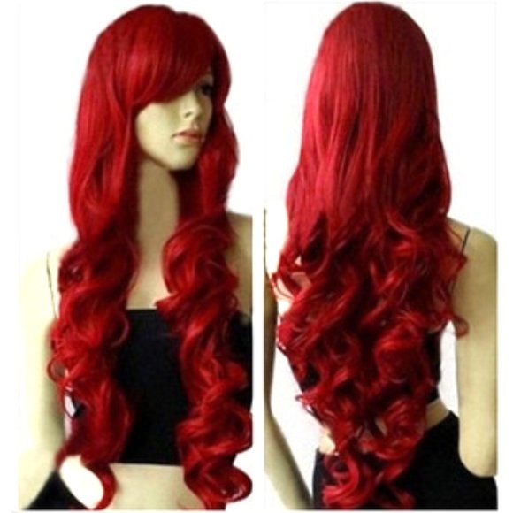 COPY - Red  Flame Wig - Picture 1 of 1